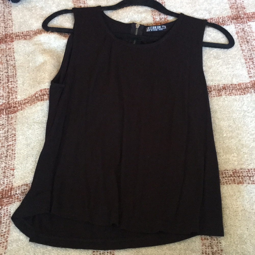 Flowy Black Tank